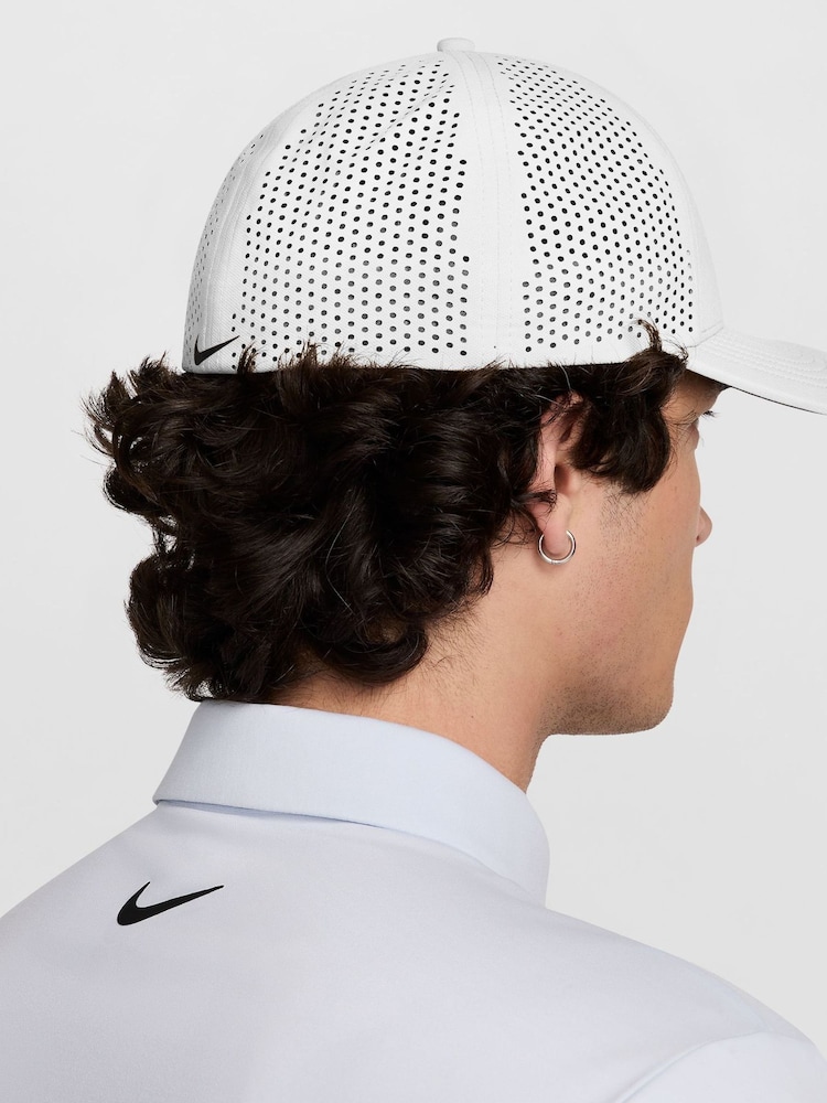 Nike White Rise Dri-FIT ADV Golf Cap - Image 2 of 8 Nike White Rise Dri-FIT ADV Golf Cap - Image 2 of 8