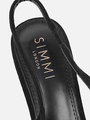 Simmi London Black Liorra Slingback Court Shoes - Image 3 of 4