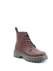 Heavenly Feet Burgundy Red Europa Ankle Boots - Image 3 of 6