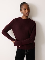 Jigsaw Red Cloud Cashmere Eldon Jumper - Image 1 of 2