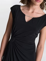 Gina Bacconi Blue Eileen Wrap Maxi Dress - Image 4 of 5