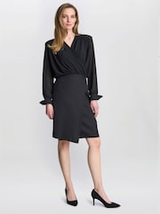 Gina Bacconi Sequin 2 Piece Black Dress - Image 3 of 7