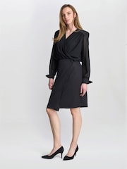 Gina Bacconi Sequin 2 Piece Black Dress - Image 5 of 7