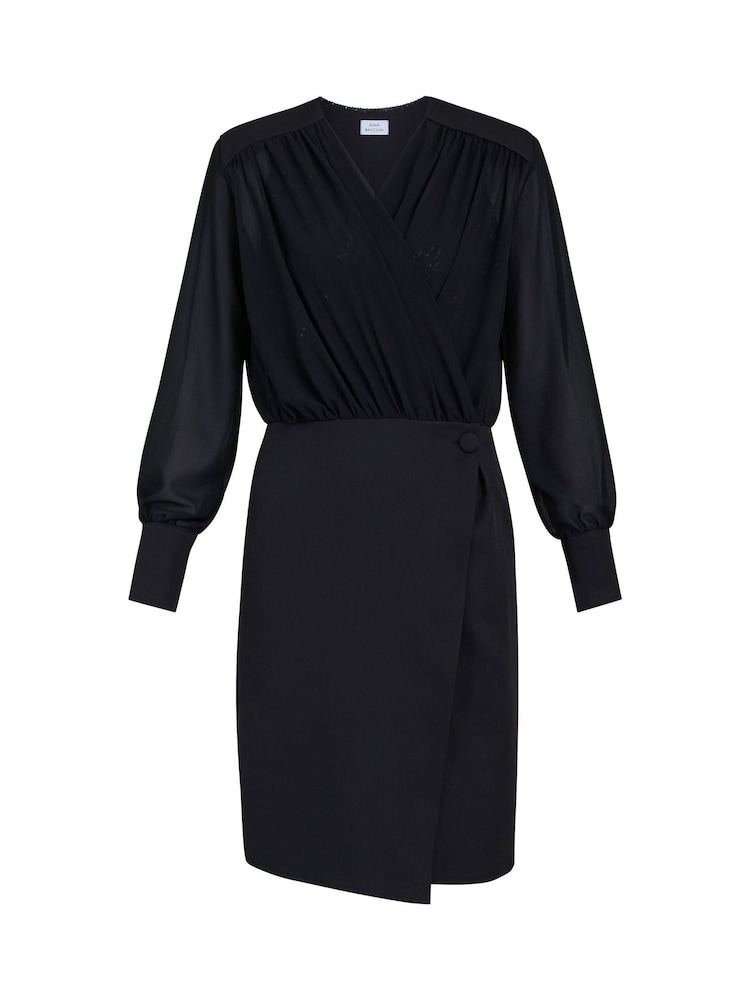 Gina Bacconi Sequin 2 Piece Black Dress - Image 7 of 7 Gina Bacconi Sequin 2 Piece Black Dress - Image 7 of 7