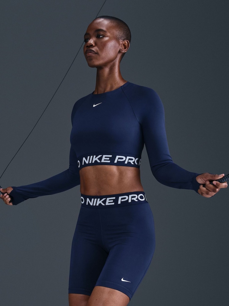 Nike Midnight Navy Pro 365 8" Shorts - Image 5 of 5