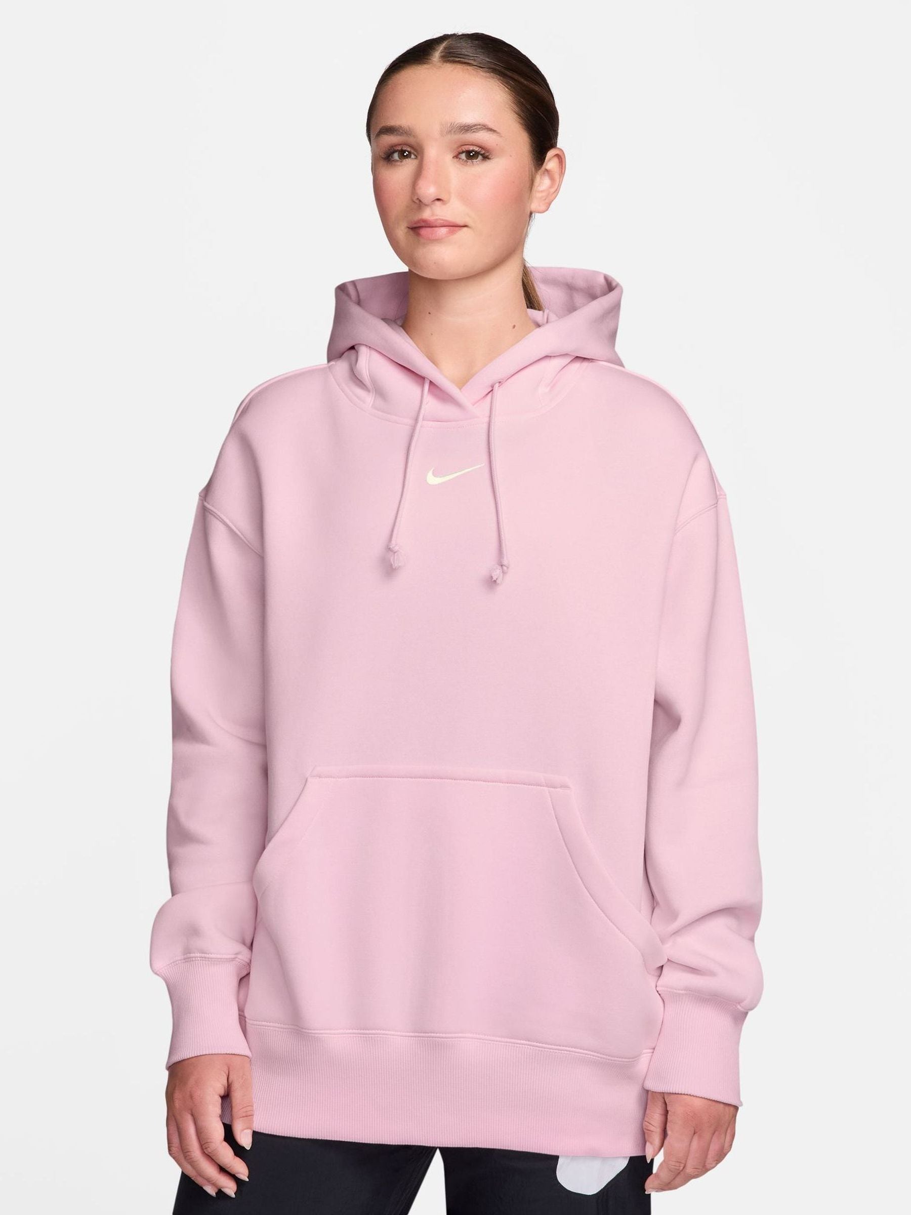 nike oversized fleece hoodie