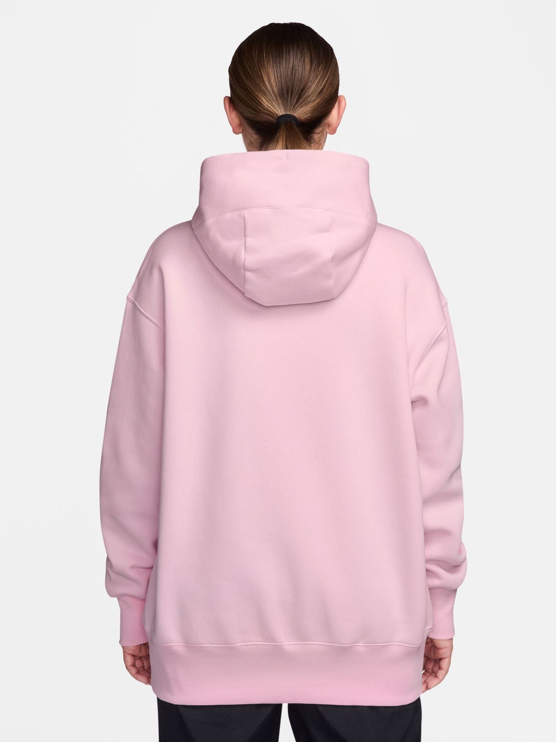 nike pink foam hoodie