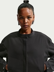 Nike Black 24.7 Perfect Stretch Dri-FIT Cropped Trench Jacket - Image 3 of 6