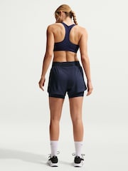 Nike Blue One Dri-FIT High-Waisted 3" 2-in-1 Shorts - Image 2 of 6