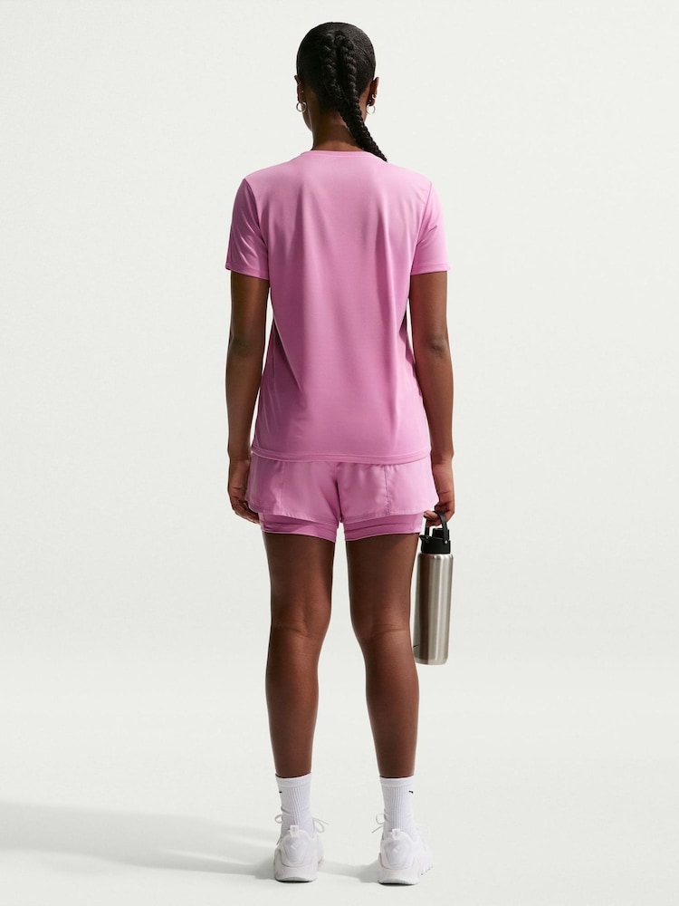 Nike Magenta Pink Dri-FIT T-Shirt - Image 2 of 5 Nike Magenta Pink Dri-FIT T-Shirt - Image 2 of 5