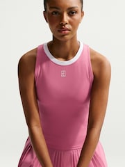 Nike Peony Pink Court Advantage Dri-FIT Tennis Tank Top - Image 4 of 5