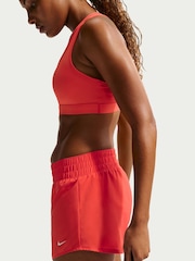 Nike Crimson Red One Dri-FIT Mid Rise 3 Inch Brief Lined Shorts - Image 5 of 5