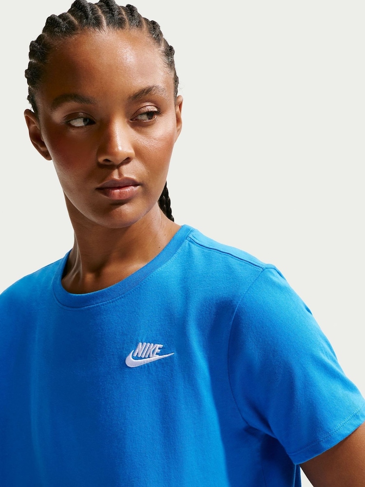 Bleu photo - Nike Club T-Shirt - Image 5 de 5