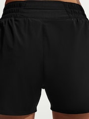 Nike Black One Dri-FIT Brief-Lined High Waisted 5 Inch Shorts - Image 5 of 6