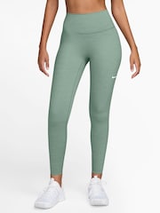 Nike Steam Green One Seamless Front High Waisted Full Length Leggings - Image 1 of 4