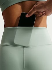 Vapore verde - Leggings Nike One Seamless Front a vita alta e lunghezza intera - Immagine 5 di 5