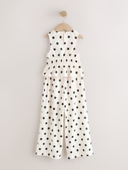 Monochrome Spot Top And Wide Leg Trousers Set (3-16yrs) - Image 3 of 6