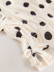 Monochrome Spot Top And Wide Leg Trousers Set (3-16yrs) - Image 5 of 6