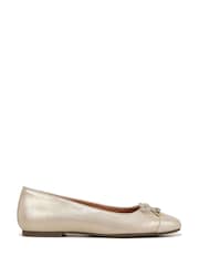 Vionic Gold Klara Wide Fit Arch Support Ballet Flats - Image 1 of 7