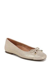 Vionic Gold Klara Wide Fit Arch Support Ballet Flats - Image 3 of 7