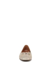 Vionic Gold Klara Wide Fit Arch Support Ballet Flats - Image 4 of 7