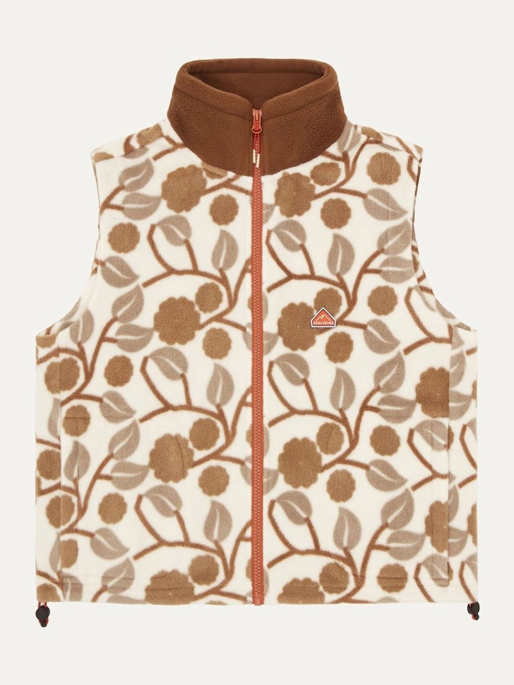 Sealskinz Cream Darrow Womens Polar Fleece Gilet - Image 6 of 6