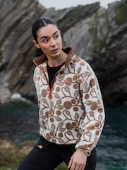 Sealskinz Cream Marlingford Womens Polar Fleece Half Zip - Image 1 of 6