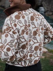 Sealskinz Cream Marlingford Womens Polar Fleece Half Zip - Image 3 of 6