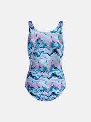 ModiBodi Blue Period Teen Swimwear Performance Racerback Super One Piece - Image 7 of 7
