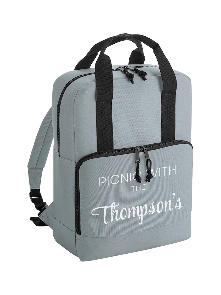 Loveabode Natural Personalised Family Cooler Backpack - Image 2 of 4 Loveabode Natural Personalised Family Cooler Backpack - Image 2 of 4