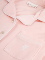 The Little Tailor Kids Luxury Soft Touch Velour Christmas Pyjamas - Image 10 of 13