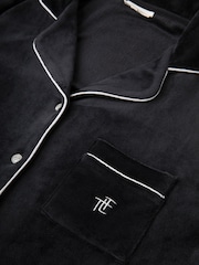 The Little Tailor Luxury Soft Touch Velour Christmas Pyjamas - Image 11 of 14