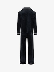 The Little Tailor Luxury Soft Touch Velour Christmas Pyjamas - Image 6 of 14