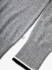 Grau - The Little Tailor Smart Fairisle Funnel Neck Knit Jumper - Bild 8 von 8