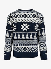 Blau - The Little Tailor Chunky Two Tone Fairisle Jumper - Bild 5 von 7