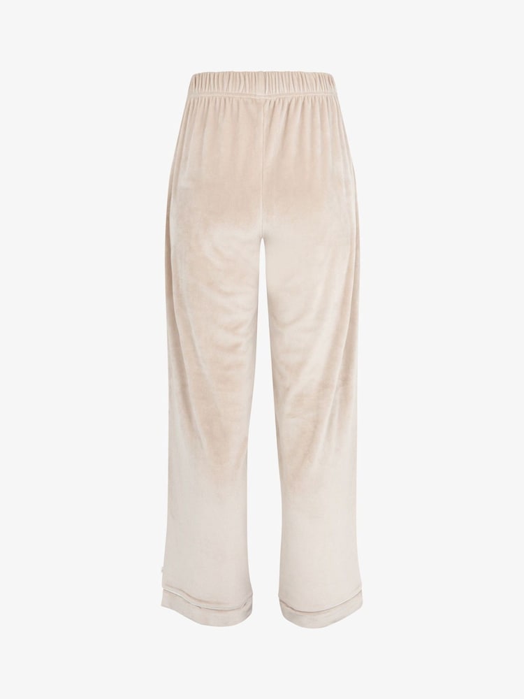 The Little Tailor Luxury Soft Touch Velour Christmas Pyjamas - Image 11 of 11