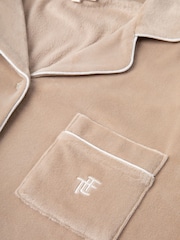 The Little Tailor Luxury Soft Touch Velour Christmas Pyjamas - Image 5 of 11