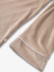 The Little Tailor Luxury Soft Touch Velour Christmas Pyjamas - Image 8 of 11