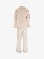 The Little Tailor Luxury Soft Touch Velour Christmas Pyjamas - Image 9 of 11