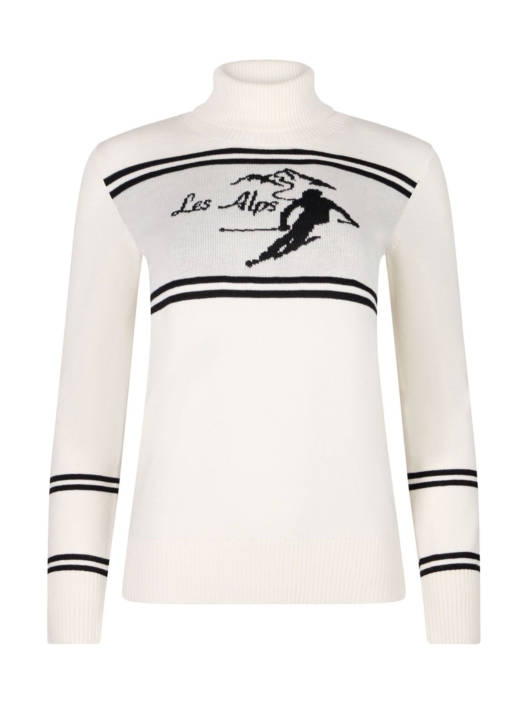 Buy The Little Tailor Cream Slim Fit Les Alps Light Ski Jumper