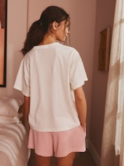 Bath & Body Works Pink Toucan Short Pyjamas Set - Image 3 of 4