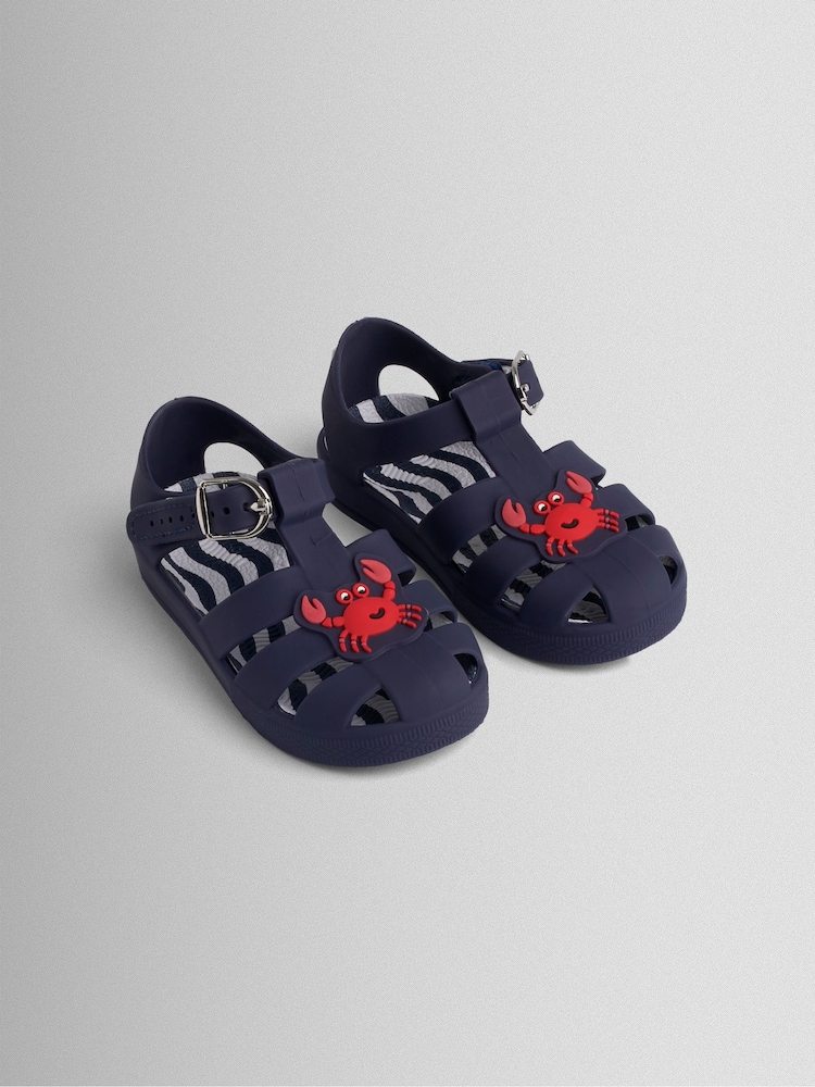 Crab Navy Blue - صندل هلامي من Jojo Maman Bébé - Image 1 of 5