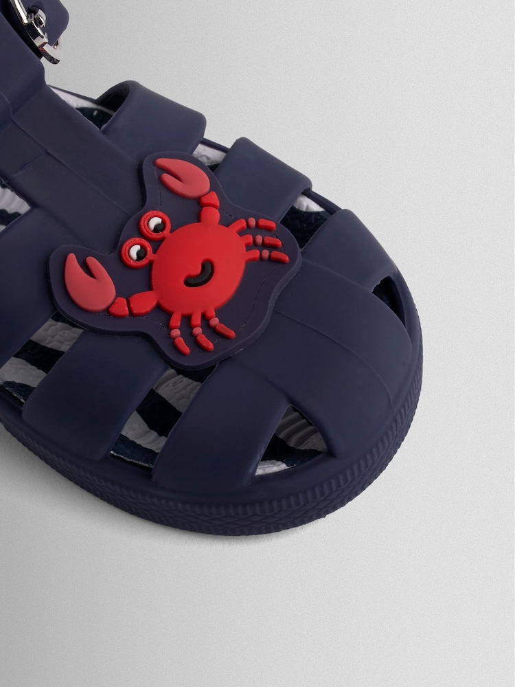 Crab Navy Blue - صندل هلامي من Jojo Maman Bébé - Image 5 of 5