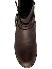 Lotus Brown Wide Fit Casual Ankle Boots - Image 4 of 4