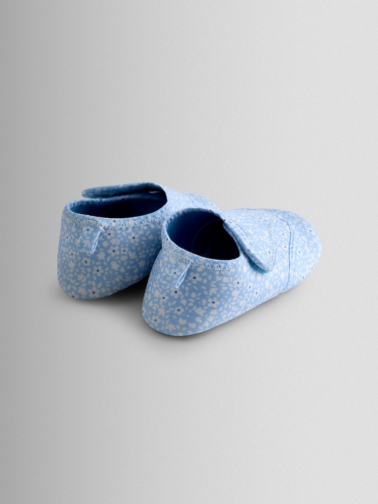 JoJo Maman Bébé Blue Ditsy Beach & Swim Booties - Image 2 of 4