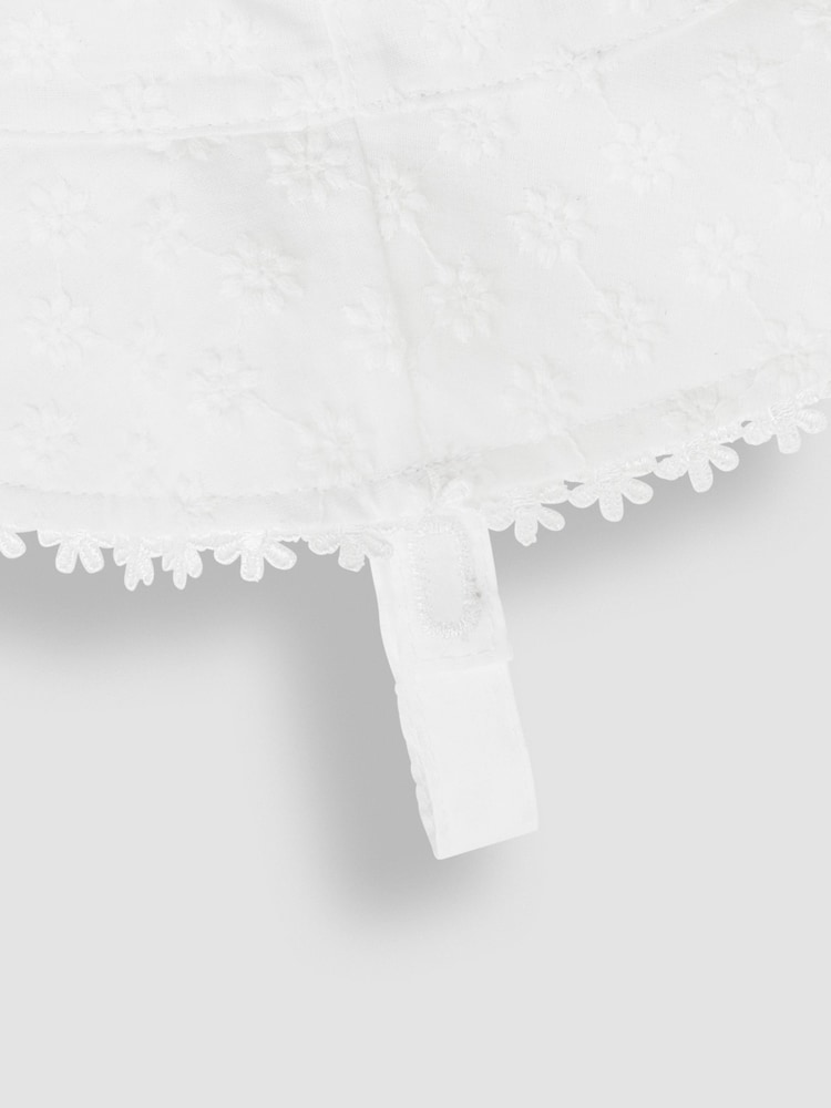 粉白色 - JoJo Maman Bébé寬邊太陽帽 - 圖片 3/3