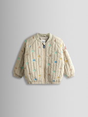 JoJo Maman Bébé Embroidered Bomber Jacket - Bild 2 von 5