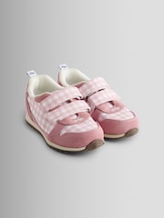 JoJo Maman Bébé Gingham Riptape Trainer - صورة 1 من 4