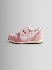 JoJo Maman Bébé Gingham Riptape Trainer - صورة 3 من 4