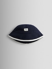 JoJo Maman Bébé Navy Blue Bucket Hat - Image 1 of 4